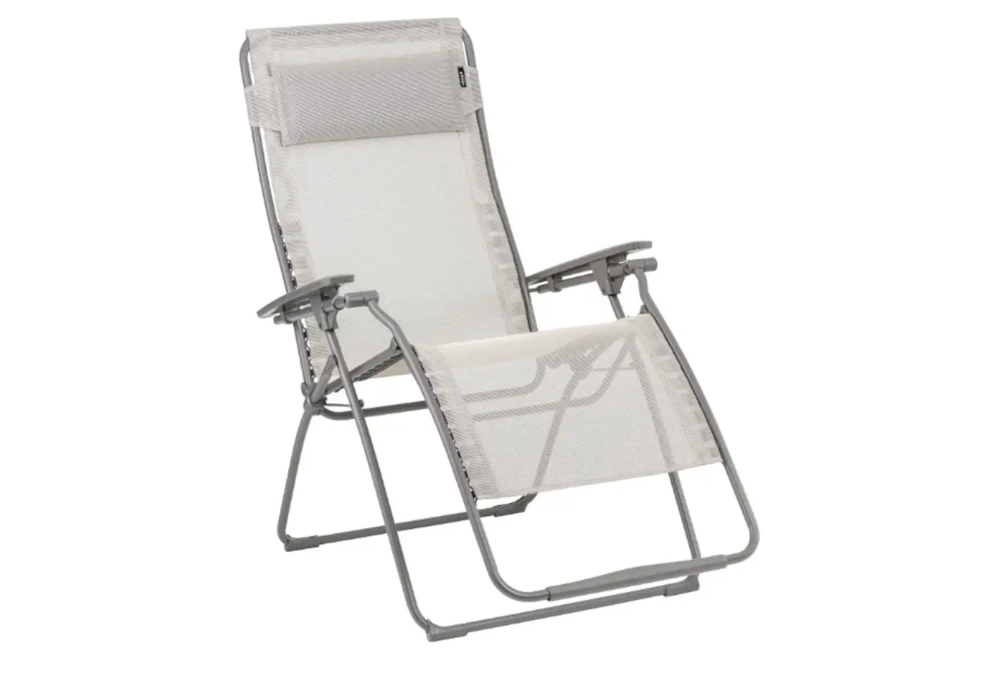 Liegestuhl Futura XL Beige Seigle von Lafuma Batyline ca. 76cm