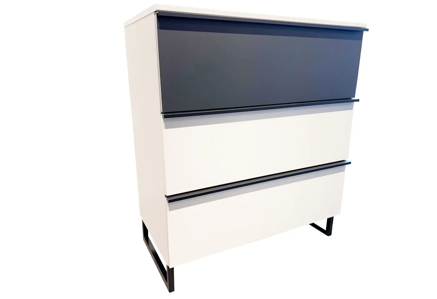 Bettanlage mit Kommode 23498.. Perla ca. 80x180x200x90x42cm