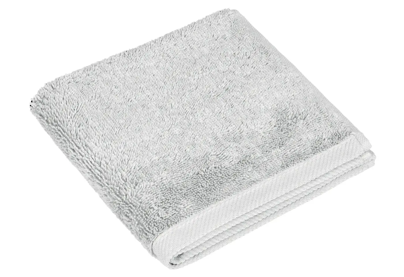 Seiftuch 30x30 uni silber