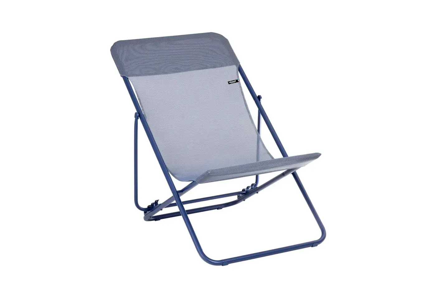 Liegestuhl Maxi Transat Indigo von Lafuma Batyline ISO (abnehmbar und austauschbar) ca. 62x91x95cm