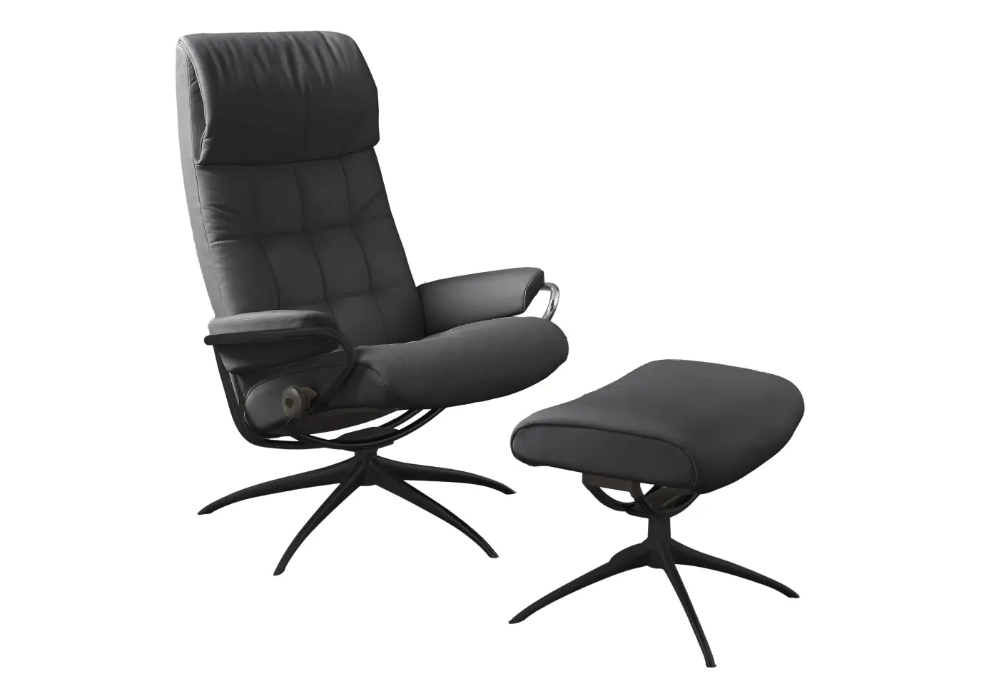 Relaxsessel London von Stressless Leder Batick Atlantic Blue