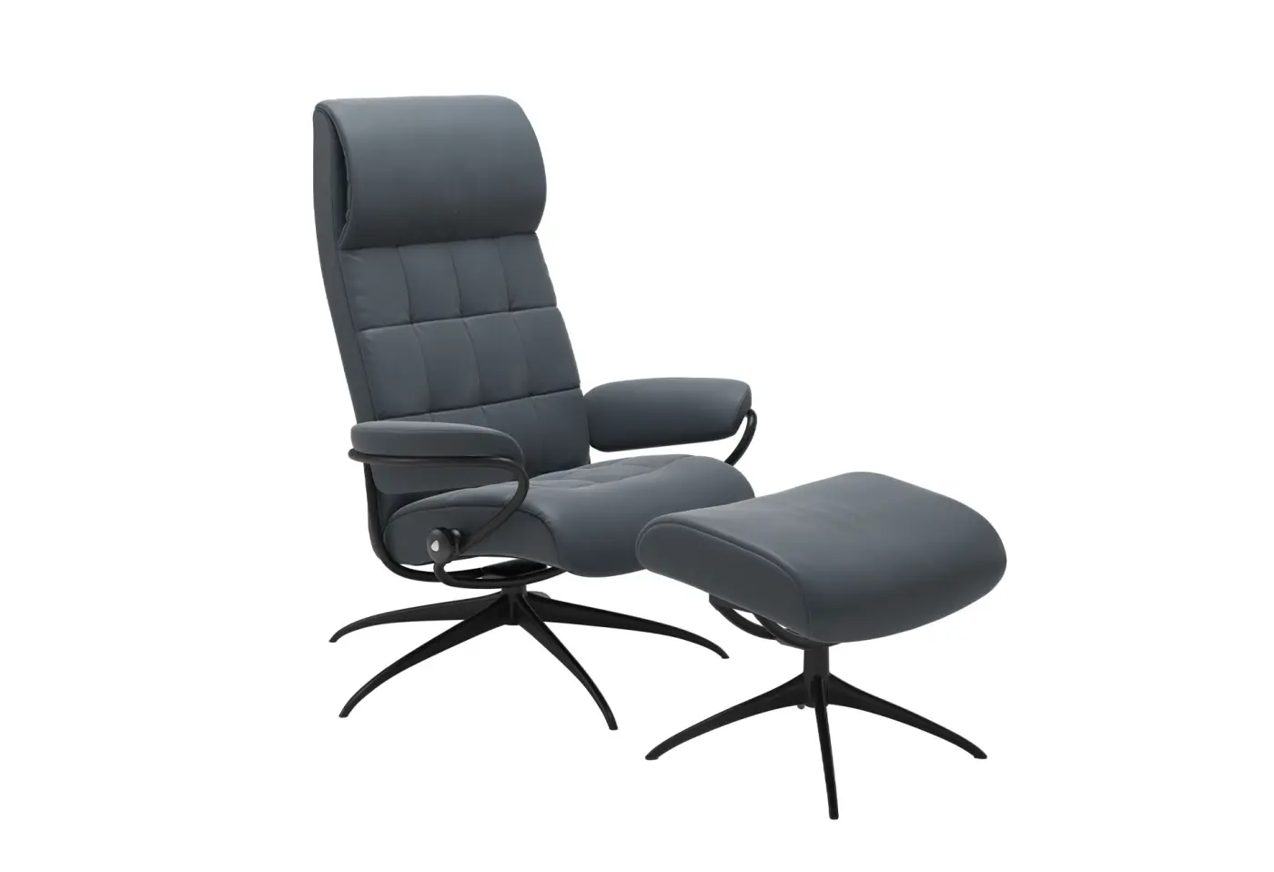 Relaxsessel London von Stressless Leder Batick Atlantic Blue