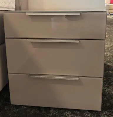 Nachttisch-Set 23733.. Terra matt, Terraglas ca. 50x53x46cm