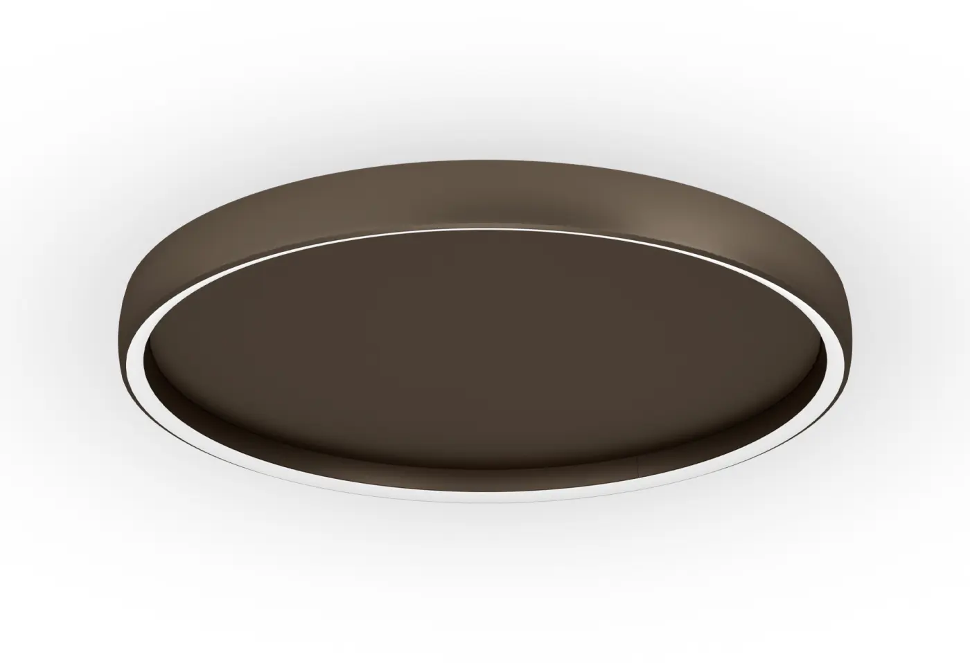 LED-Deckenleuchte 24480.2 schwarz/braun Aluminium/Stahl ca. 55x7cm