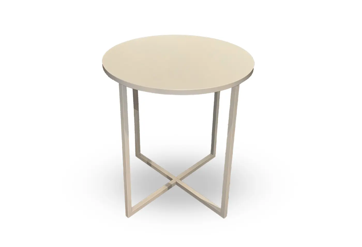 Couchtisch Vogelsang Lack cashmere ca. 45x48cm