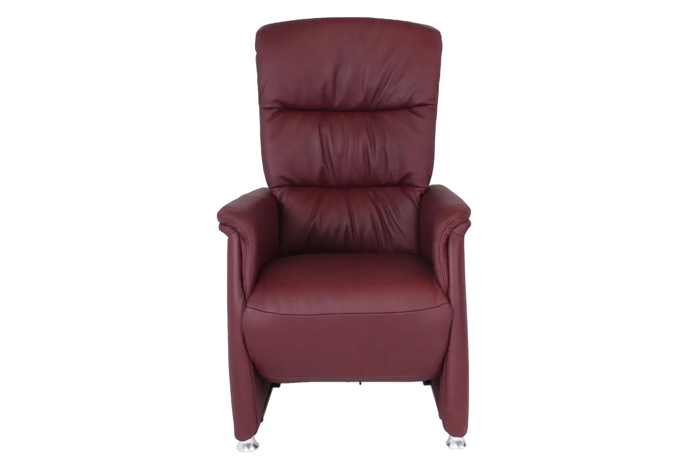 TV-Sessel Echallens Leder Longlife Soft kirsch ca. 69x45x160x107x87cm