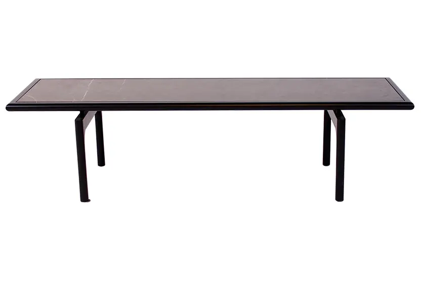 Couchtisch 901 graphit brown von Rolf Benz Naturstein ca. 126x22x42cm