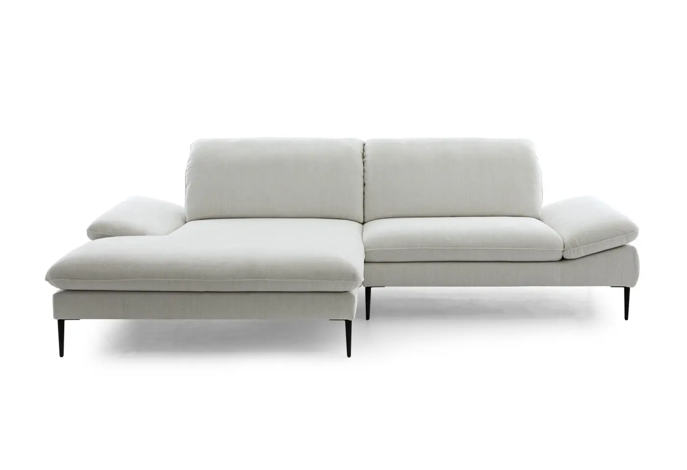 Polstergarnitur Enney R7521 light grey Stoff ca. 185x294cm