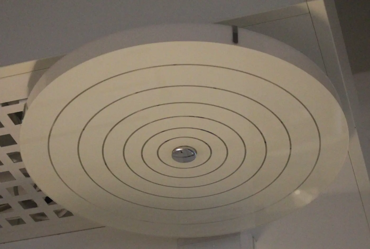 LED-Deckenleuchte 12784.. Weiss Glas bedruckt ca. 42x5,5cm