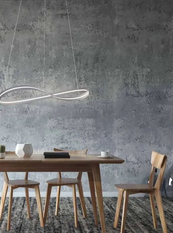 LED-Pendelleuchte 10985.. Nickel-Matt Aluminium ca. 70x60x140cm