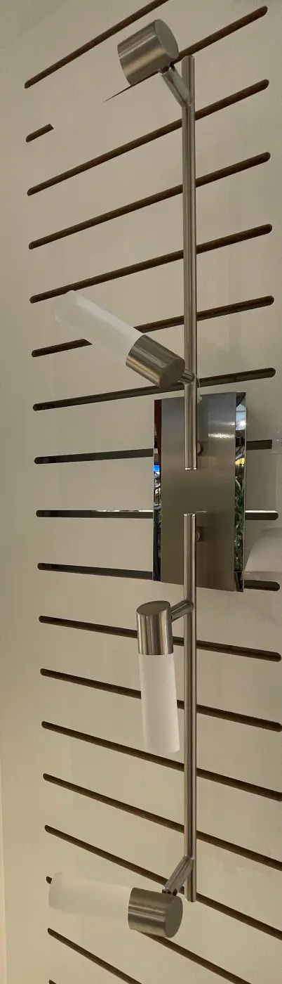 LED-Deckenbogen 9050.. Nickel matt, Chrom 