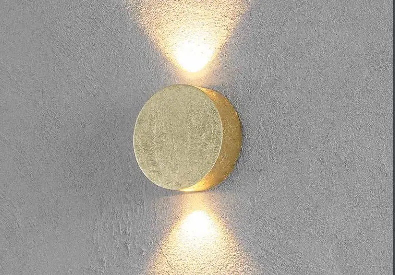 LED-Wandleuchte 10981.. Blattgold