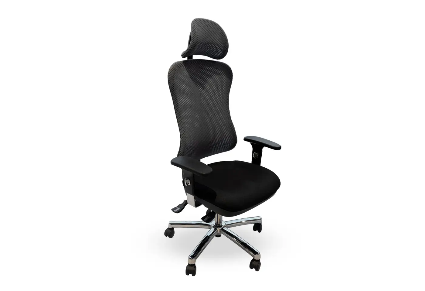 Drehstuhl 23819.. Schwarz-grau