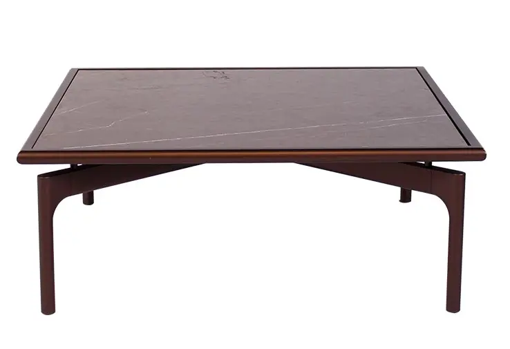 Couchtisch 901 graphit brow von Rolf Benz Naturstein ca. 84x35x84cm