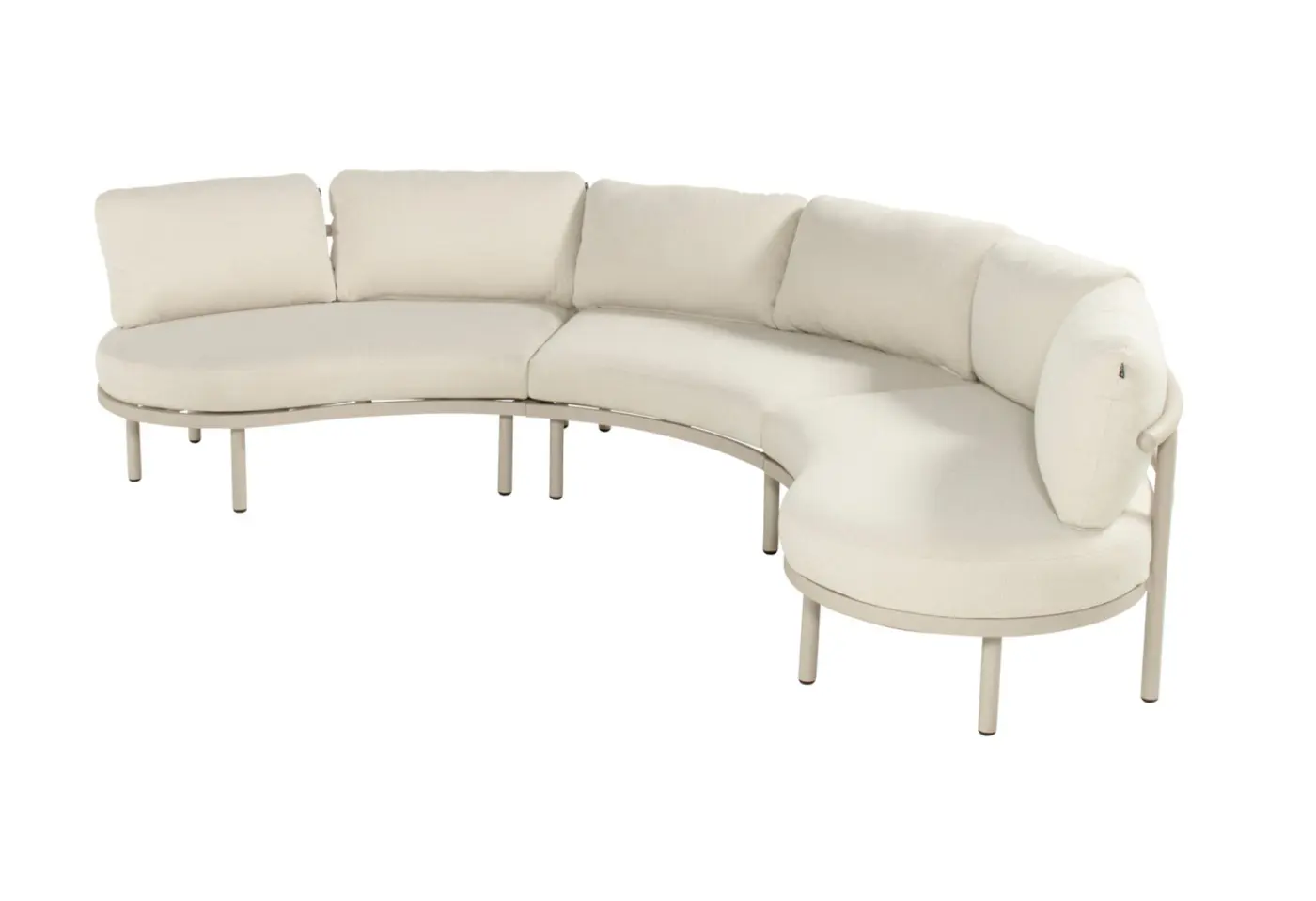 Lounge-Set Palma Sand von Hartman Outdoor Kissen beige