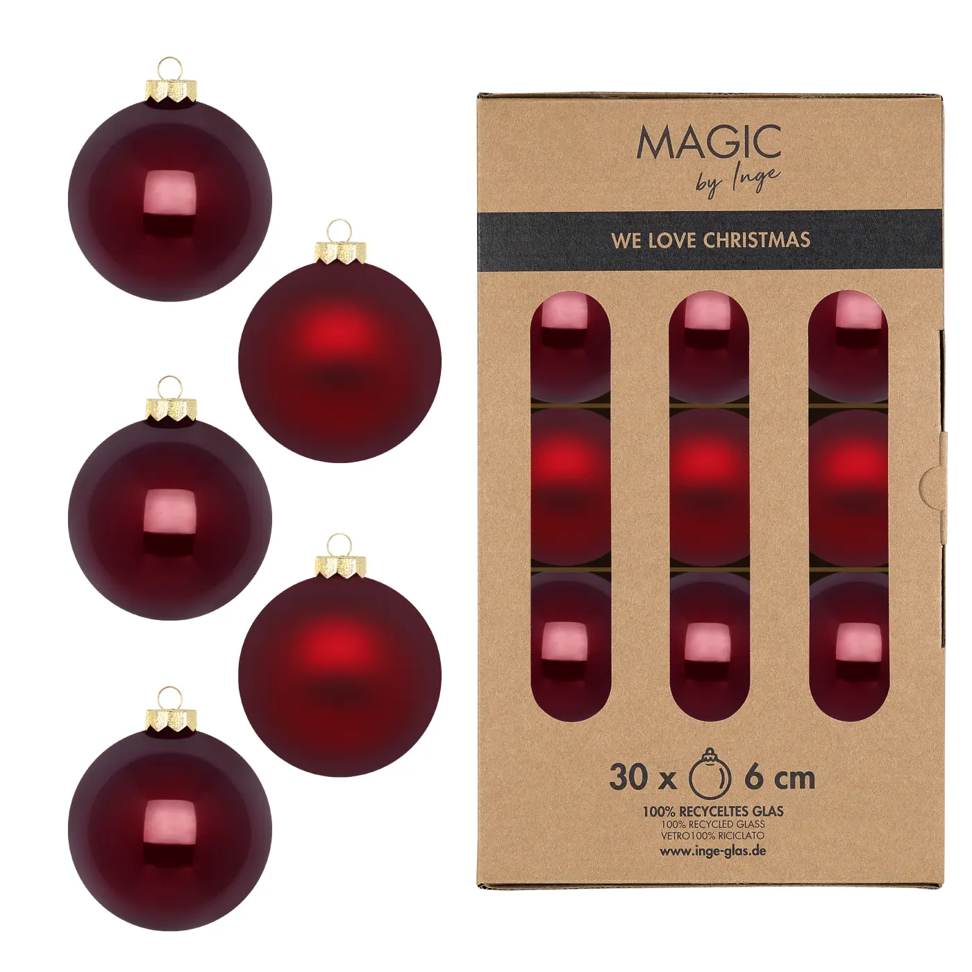 Weih.Kugeln/30 Smooth Port, 6cm