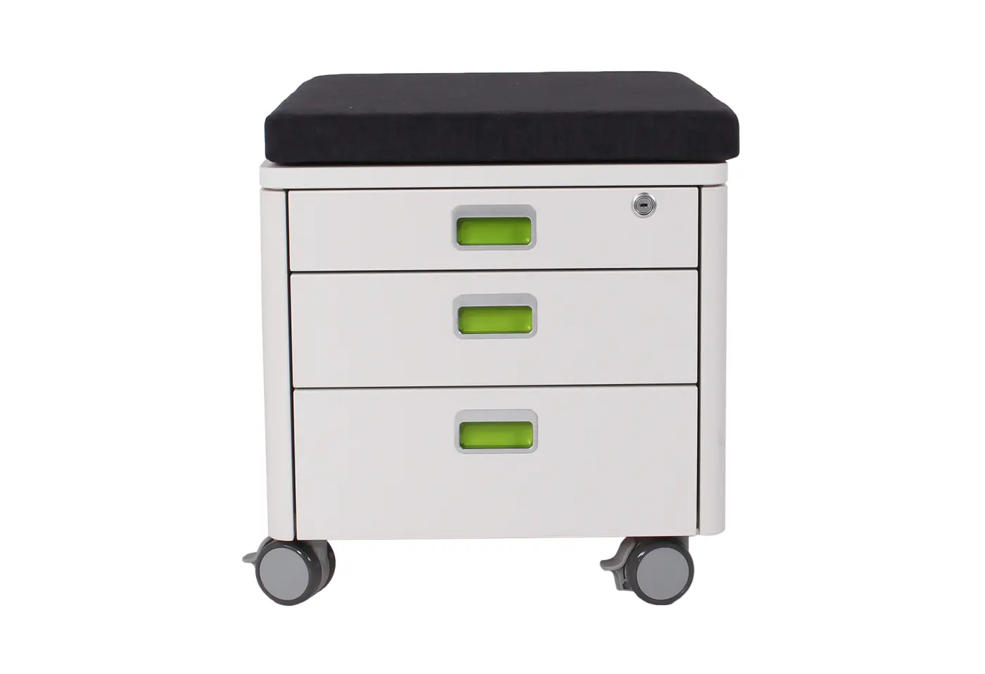 Rollcontainer mit Pad 23730.. Weiss, Anthrazit von Moll