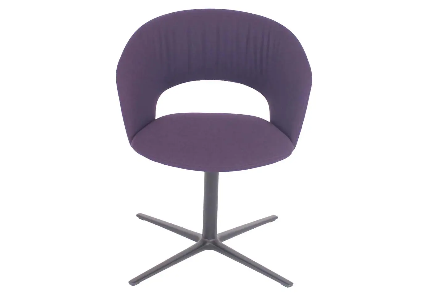 Drehstuhl Calina von Girsberger Step Melange "Lila-schwarz" ca. 63x79x59cm