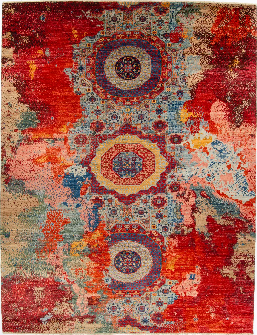 Teppich Mamluk 184446 von Negra Reine Wolle ca. 359x276cm