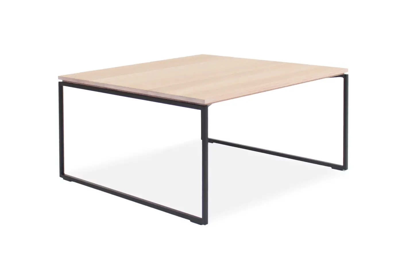 Couchtisch Filigno EI-W Eiche Weissöl von Team 7 Deckplattentyp VO Holz-Voll ca. 65x65x42cm