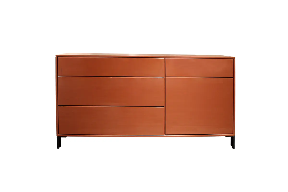 Sideboard Valea S von Varianta Lack Oxidrot, Front Hochglanz ca. 153,2cm