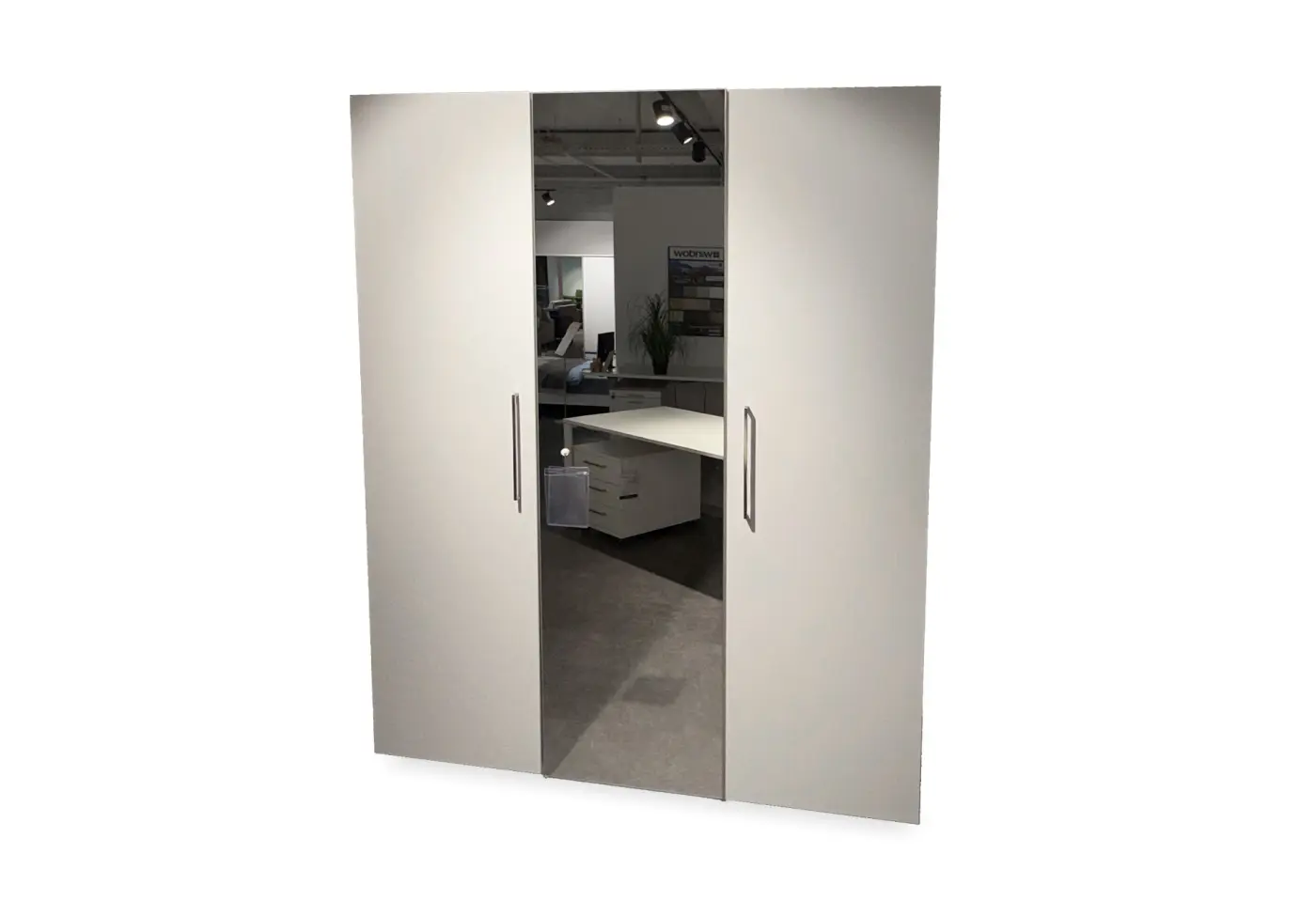 Jugendzimmer Cama weiss Stoff Salbeigrün ca. 151,3x120x200x213,6x59,3cm