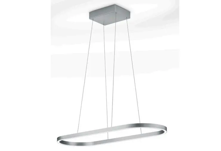 LED-Pendelleuchte 22340.. Nickel matt Metall ca. 95x35cm