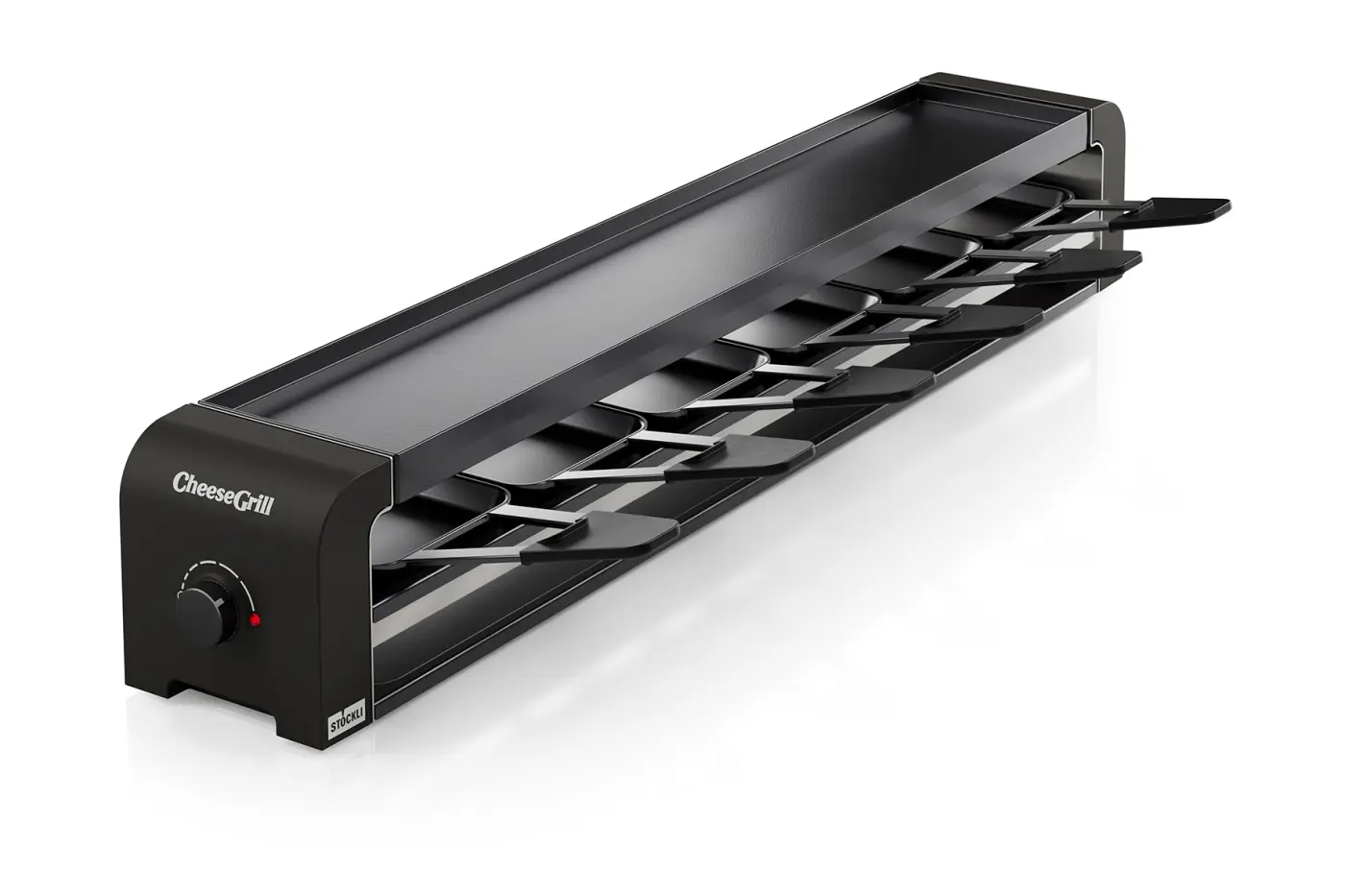 Cheese Grill 6er, schwarz Schwarz ca. 74,6x11,6x11,8cm