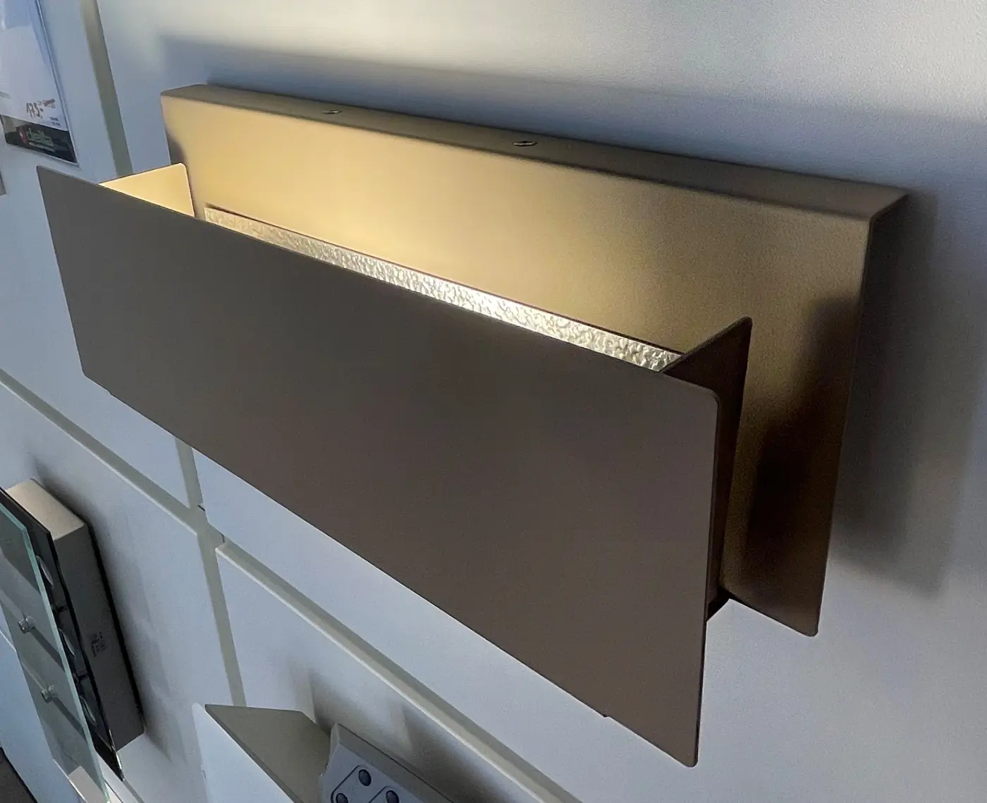 Wandleuchte 12451.. Braun ca. 31x12cm