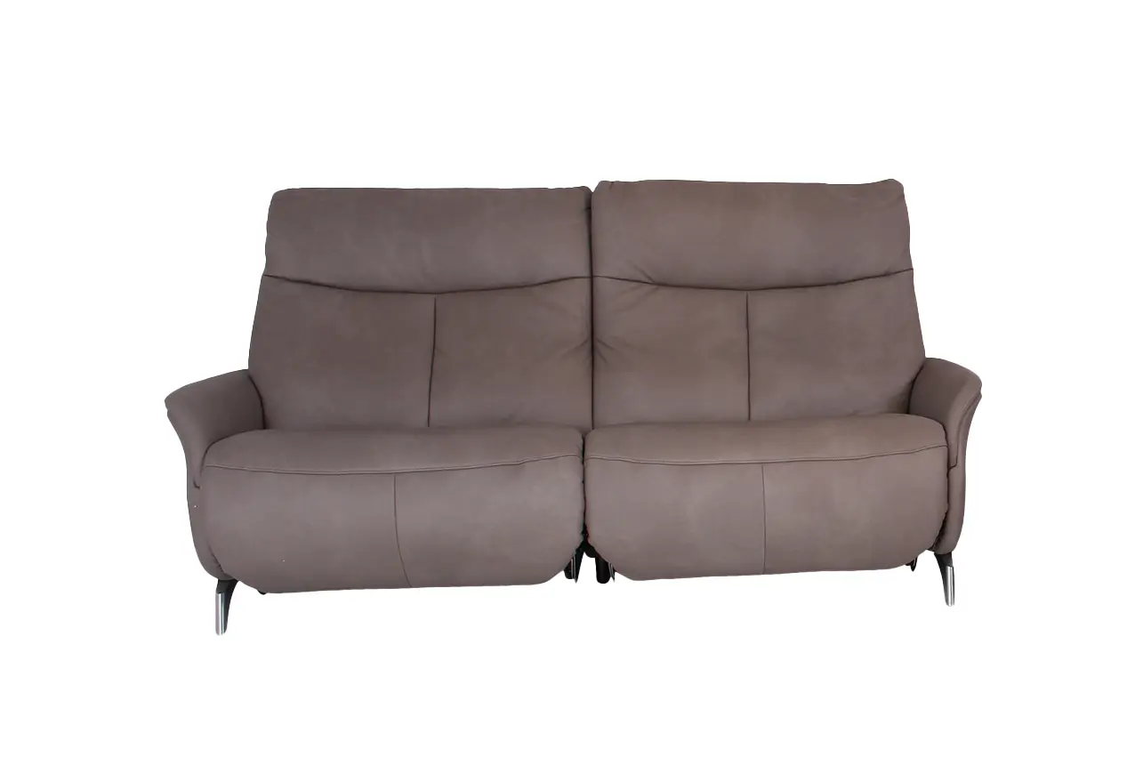 Polstergarnitur 4211 Loungru titan von Interliving Leder ca. 197cm