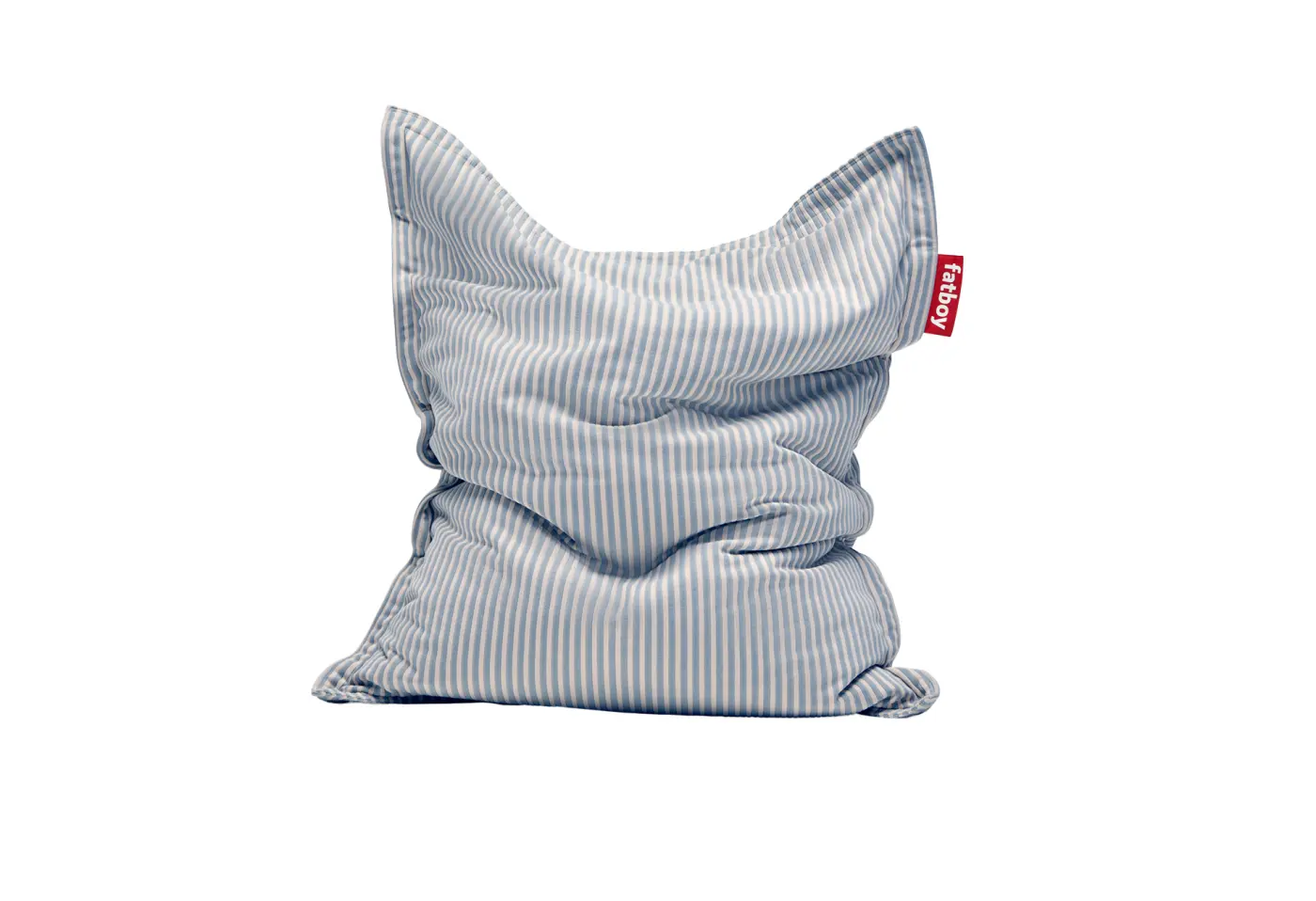 Sitzsack Original Slim Terry Blizzard Blue Creme von Fatboy Polyester ca. 155x120cm