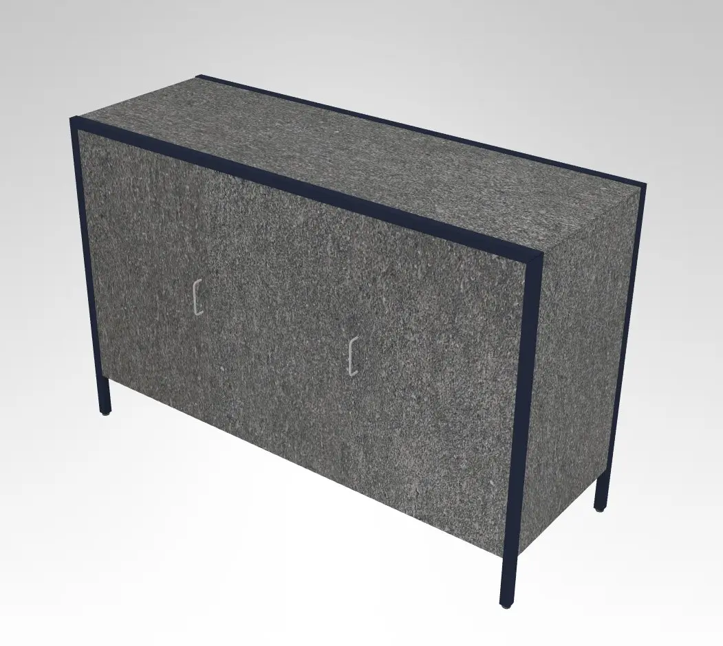 Sideboard Z160 Basalt von Zumsteg Keramik ca. 140x92x50cm
