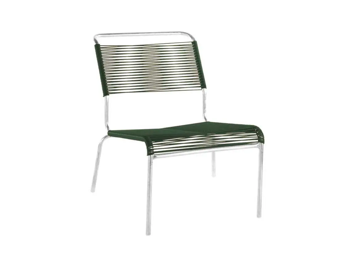 Spaghetti-Lounger mit Hocker