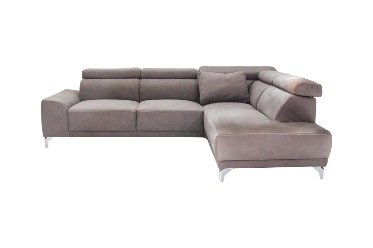 Polstergarnitur Lucens Light Brown ca. 274x209cm