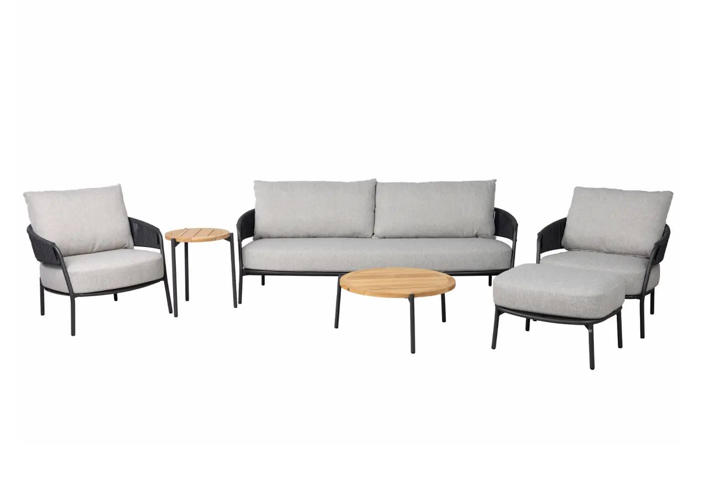 Hocker Pinto Anthrazit von 4 Seasons