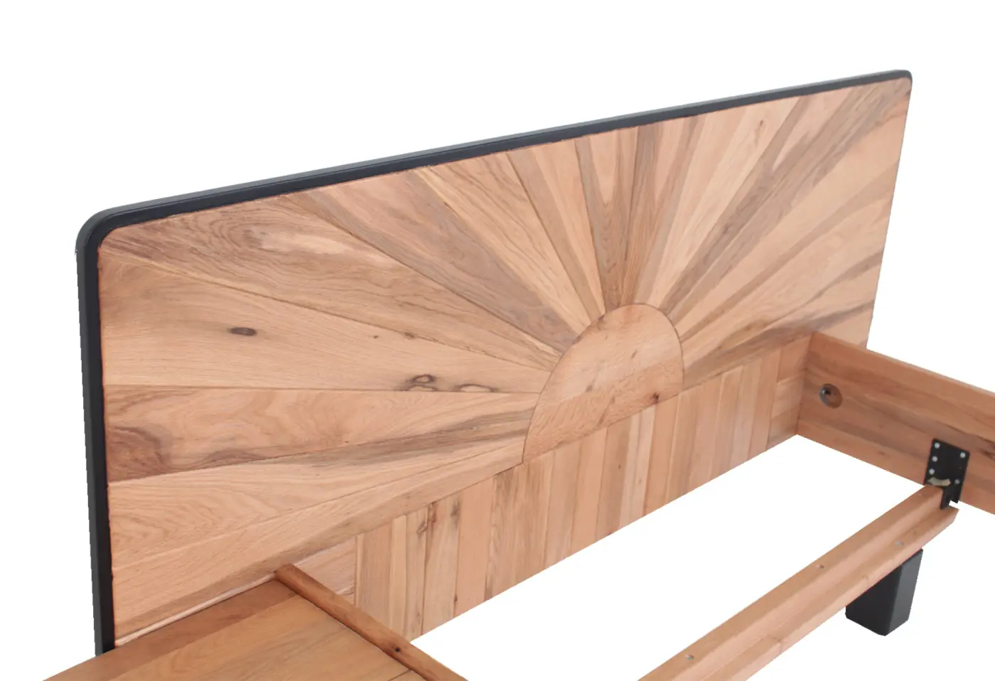 Bett 24044.. Sumpfeiche geölt ca. 140x200cm