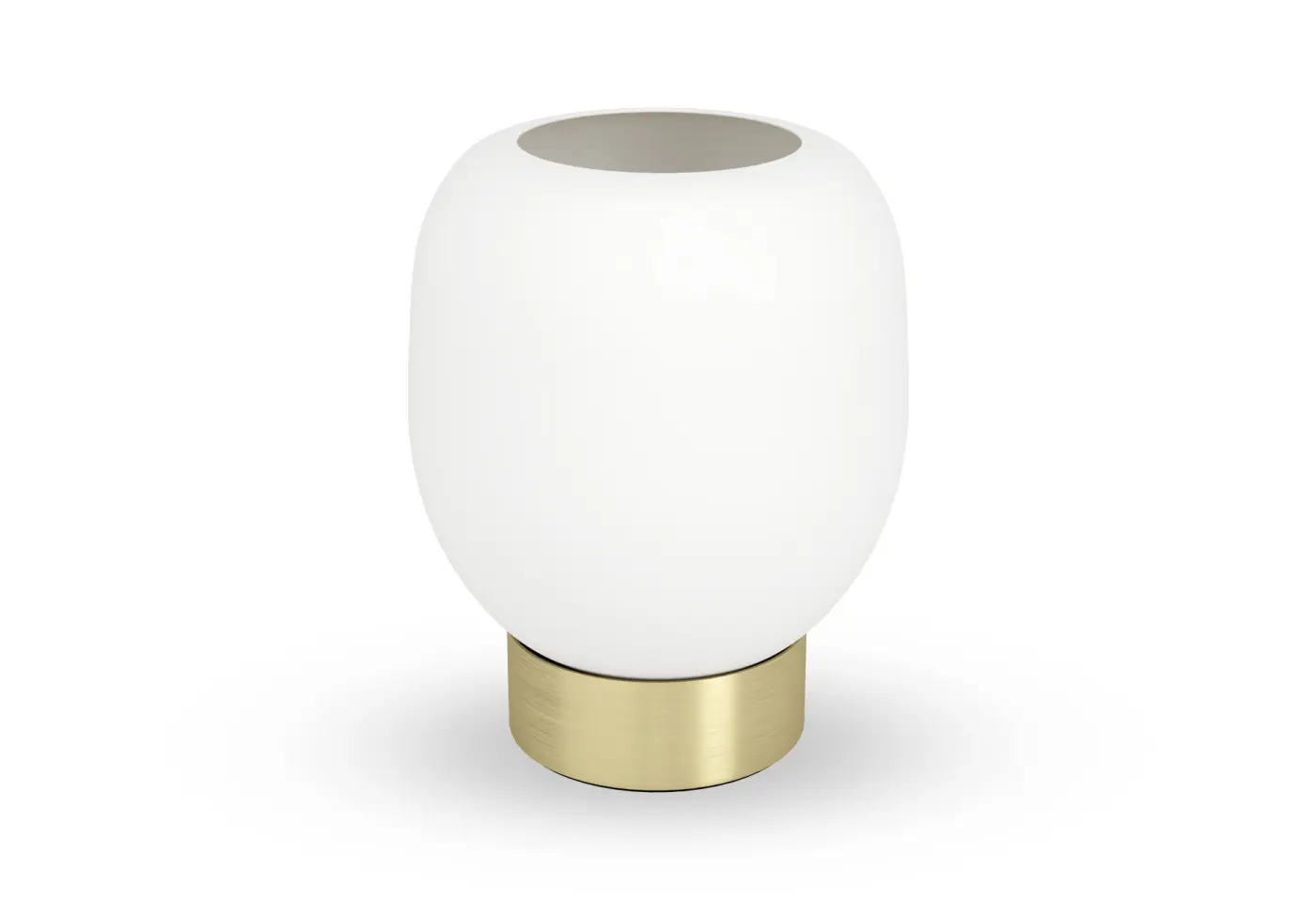 Tischleuchte 24459.1 weiss/gold Stahl ca. 14,5x18cm