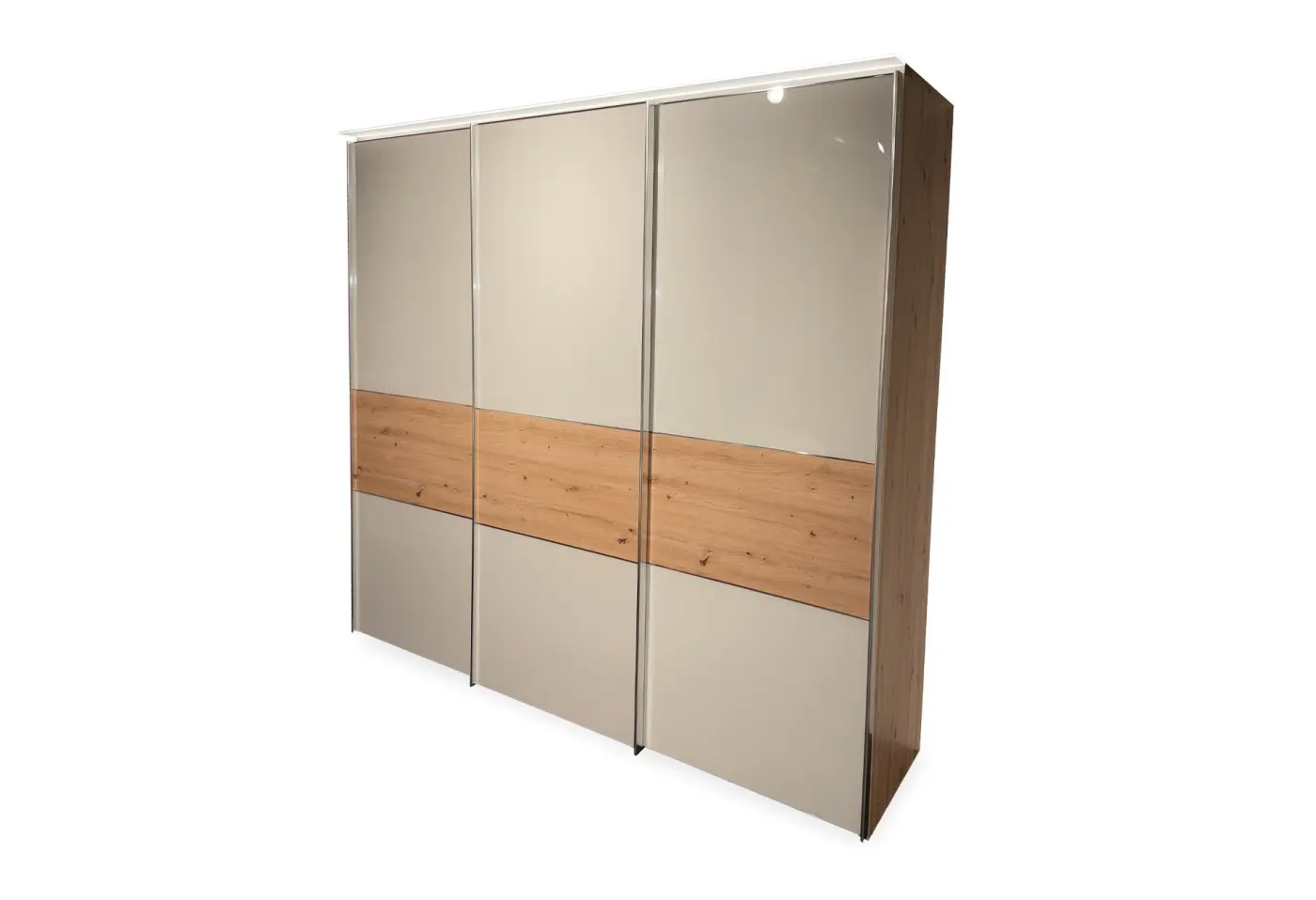 Schwebetürenschrank 2929.10.. Sandglas ca. 249x222x68cm