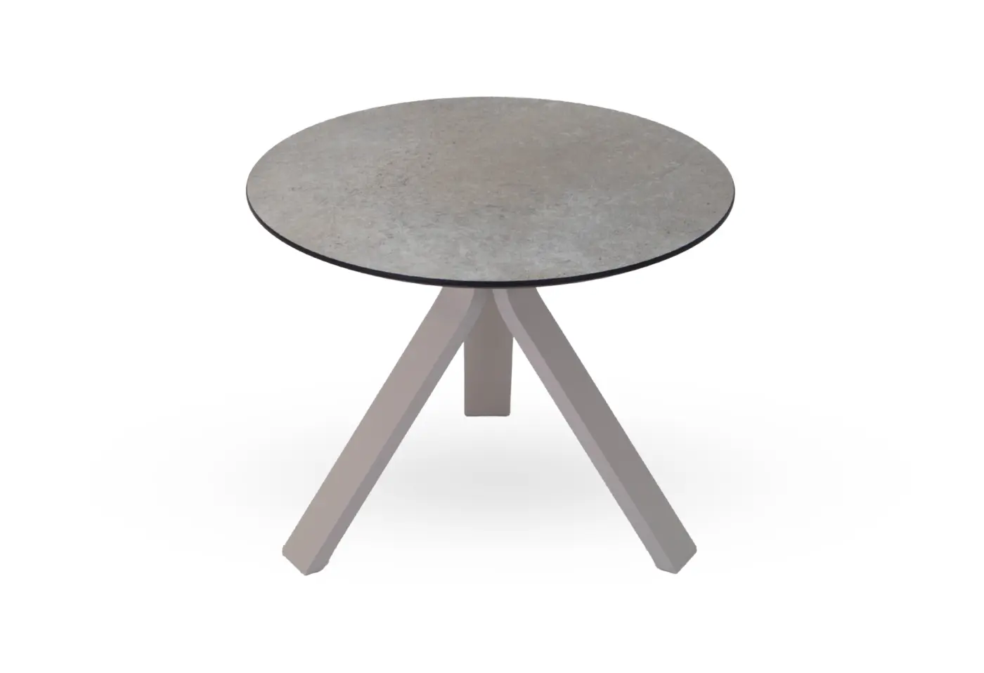 Beistelltisch Freddie Greige von Stern Quartz Tischplatte Superstar 2.0 ca. 55x43cm