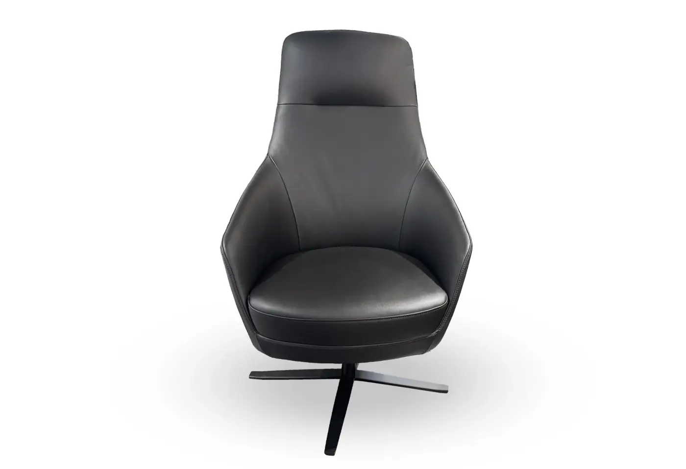 Sessel 21653.2 Gaucho Royal 34 Schwarz Leder