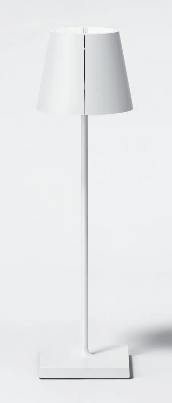 Akku-Tisch-u.Wandleuchte 20457.6 Schneeweiss Metall, Soft-Touch ca. 11x38cm