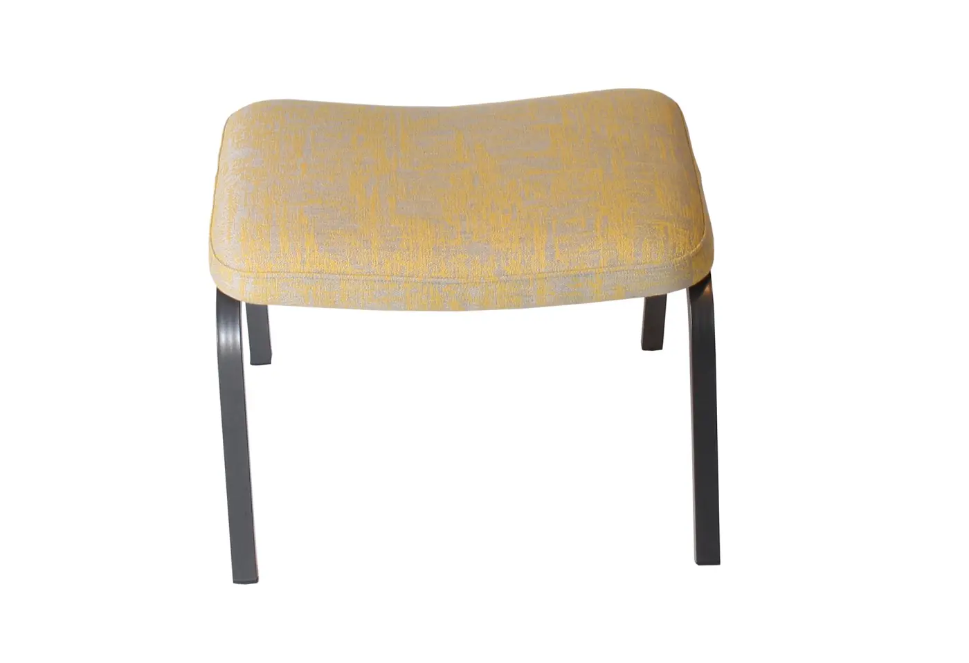 Sessel mit Hocker 22753 Gelb, seidenfrau meliert Outdoorstoff