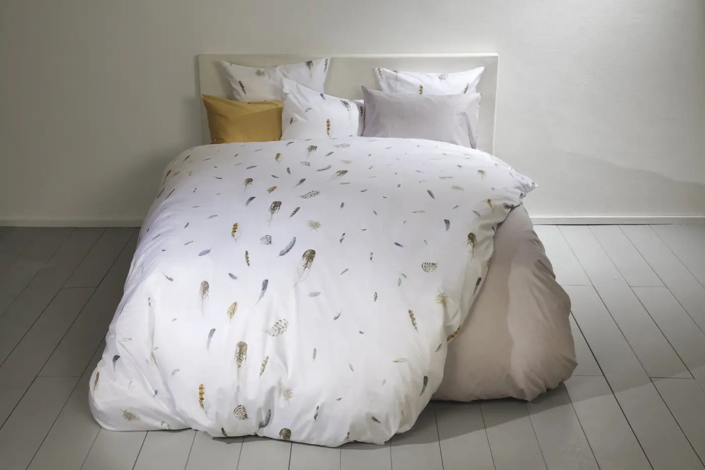 Kissenanzug 65x100 cm Satin, le piume
