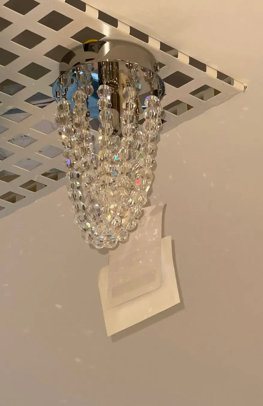 Deckenleuchte 11665.. Chrom Kristal, Aluminium ca. 11cm