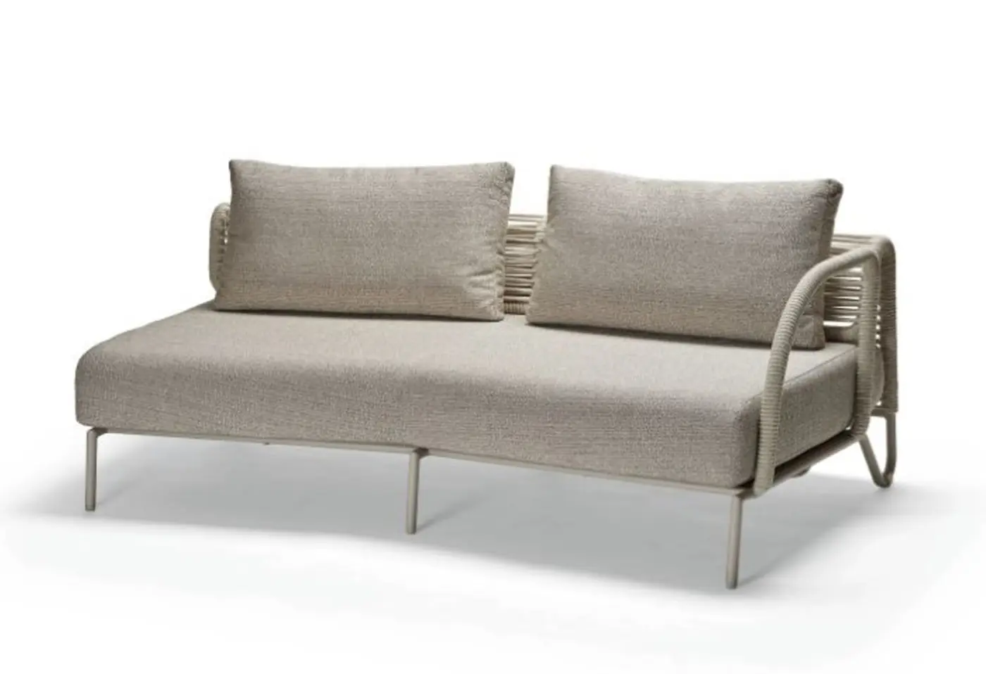 Lounge 25044 Mèlange greige von Stern 68% Polyacryl/32% Polyester ca. 190x190x78cm